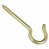 National Hardware 2041 Ceiling Hooks - Solid Brass in Solid Brass - N192-286 - Bolts