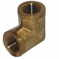 JMF Company 3/4 Fip x 3/4 Fip Barstock 90 Elbow Lead Free - 4505483 - Hardware