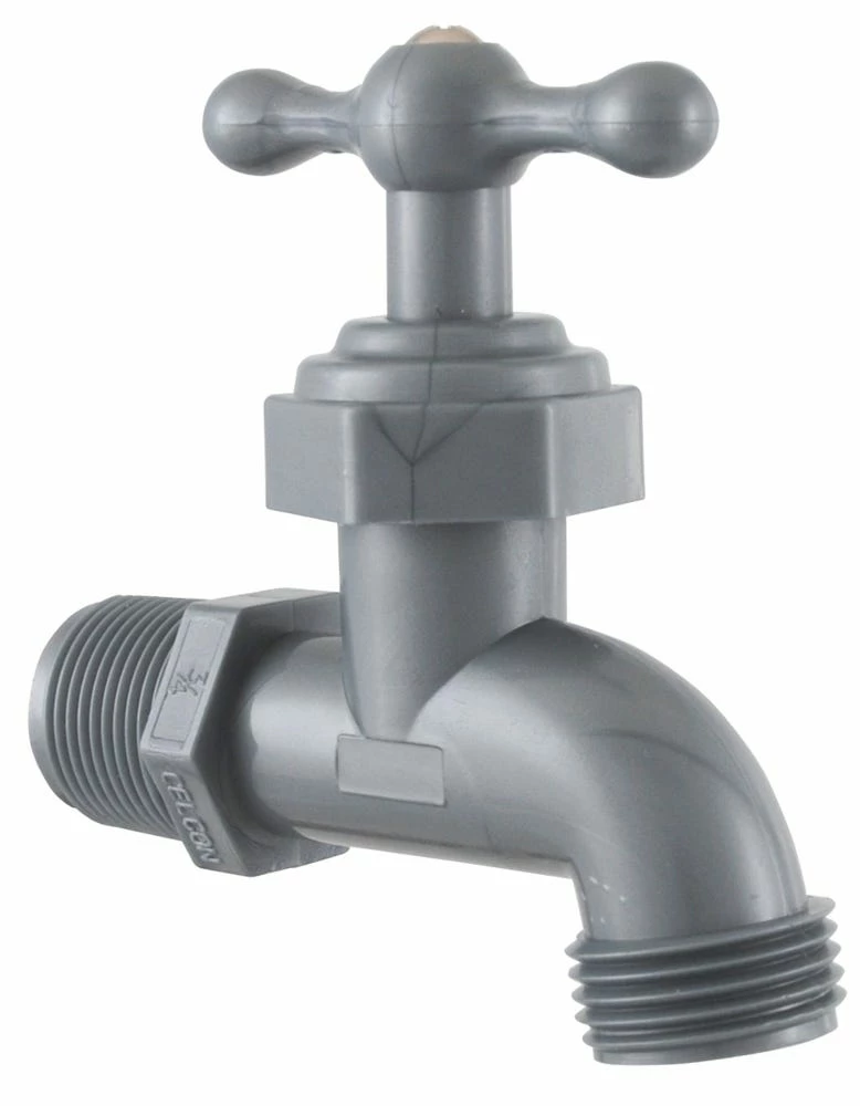 LDR Celcon Hose Bibb 3/4" MIP 025 7504 - Malleable Fittings