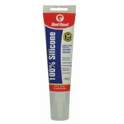 Red Devil 2.8 Oz. 100% Silicone Caulk White - 0810 - Caulk & Sealants