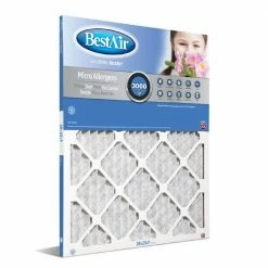 Bestair 20 x 25 x 1 Merv 13 Pleated Furnace Filter - B1-2025-13-6 - Furnace Filters & Maintenance