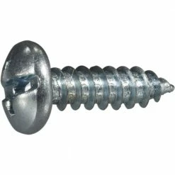 Midwest Fastener #12 x 3/4" Zinc Plated Combo Pan Head Sheet Metal Screws - 21291 - Bolts
