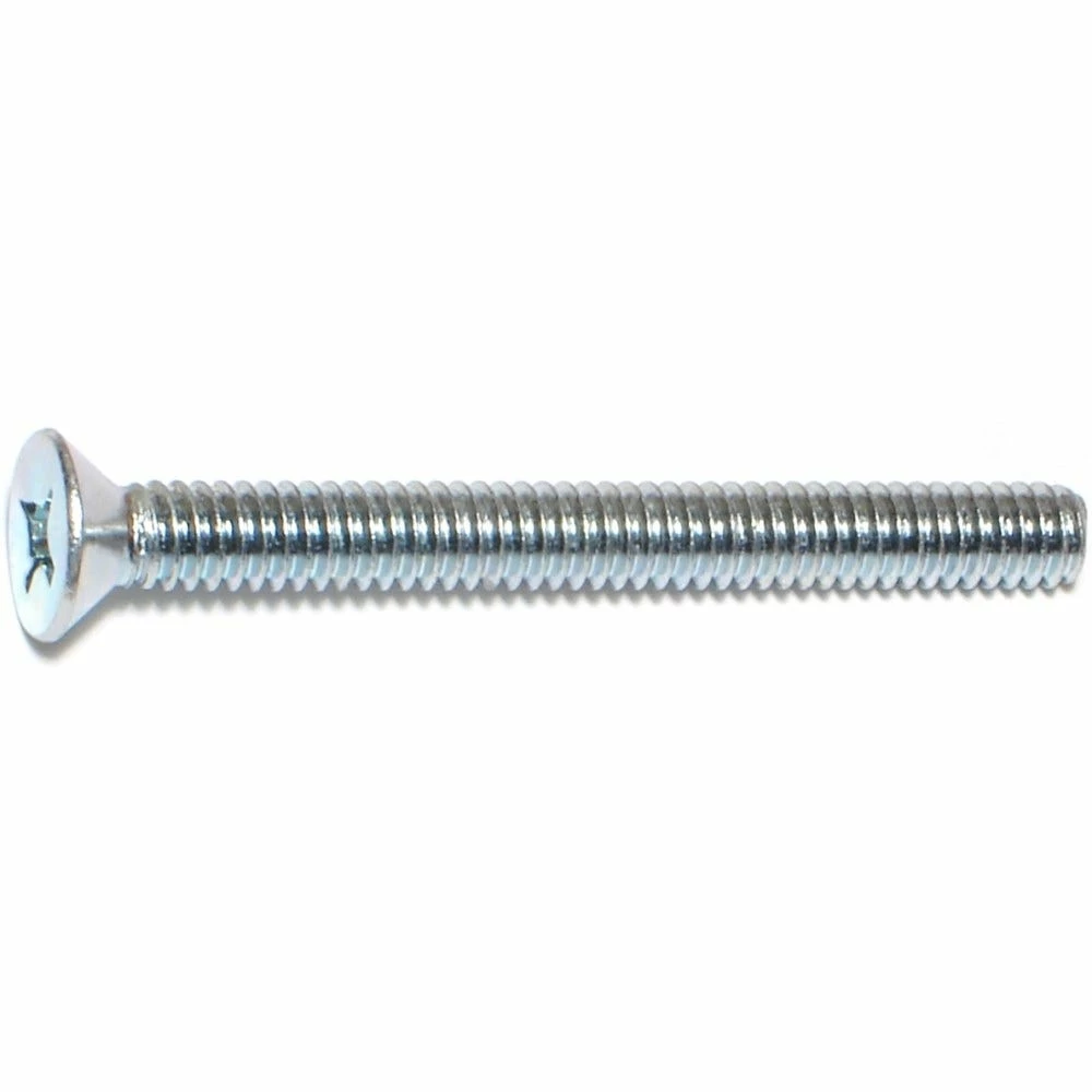 Midwest Fastener 1/4"-20 x 2-1/2" Phillips Flat Head Machine Screws w/ Nuts - 24037 - Bolts - Image 2