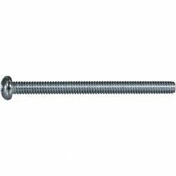 Midwest Fastener #8-32 x 2" Zinc Plated Coarse Thread Combo Round Head Machine Screws - 11954 - Bolts