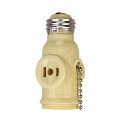 Eaton Socket to Two Outlet Adapter - 718V-BOX - Wiring Devices