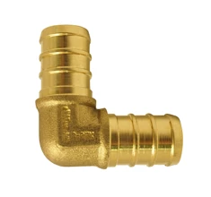 Apollo 1/2 Inch Brass PEX Barb 90-Degree Elbow 10 Pack - APXE121210PK - Bathroom