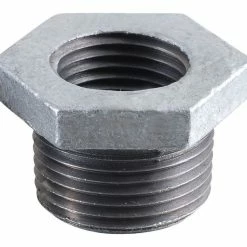 LDR Galvanized Hex Bushing 1" x 1/2" 311 B-112 - Malleable Fittings