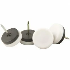 Softtouch 1 1/8 Nail On Glide Plastic - 4609895N - Casters