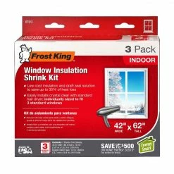 Frost King Window Insulation Shrink Kit, 3 Pack - V73/3H - Weather Stripping