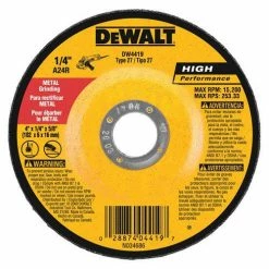DeWalt 6" x 1/4" x 7/8" High Performance Metal Grinding Wheel DW4624 - Replacement Parts & Accessories