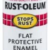 Rust-Oleum Stops Rust Protective Enamel Flat Black Spray - 7776830 - Spray Paint