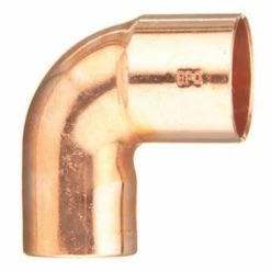 Elkhart Products Elkhart 1/2 Inch Fitting x Cup Copper WROT 90 Degree Street Elbow Close Ruff Lead Free - 10131400 - General Plumbing Hardware