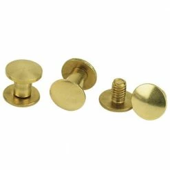 Weaver Leather Chicago Screw Handy Pack - Plain Solid Brass - 30-1099 - Screws