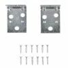 National Hardware 121 Corner Braces in Zinc plated - N285-551 - Reinforcement Hardware