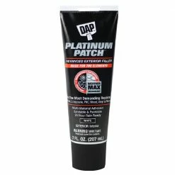 DAP Platinum Patch Advanced Exterior Filler - White, 7 oz. - 7079818786 - Caulks Sealants