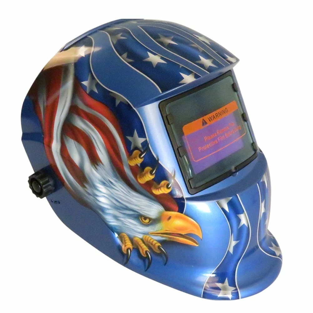 Mr. Blacksmith Auto Darkening Welding Helmet, American Eagle - 203804004010 - Helmets, Gloves & Jackets