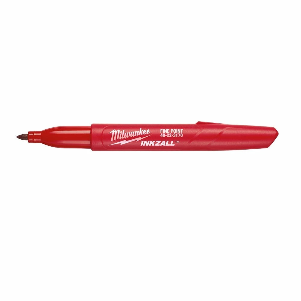 Milwaukee Inkzall™ Red Fine Point Jobsite Permanent Marker - 15386682 - Marking Tools