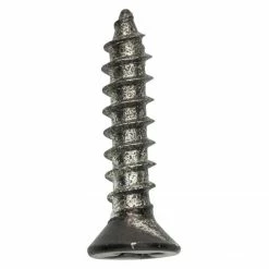 National Hardware SCRFLT Phillips Flat Head Wood Screw in Black - N179-159 - Screws