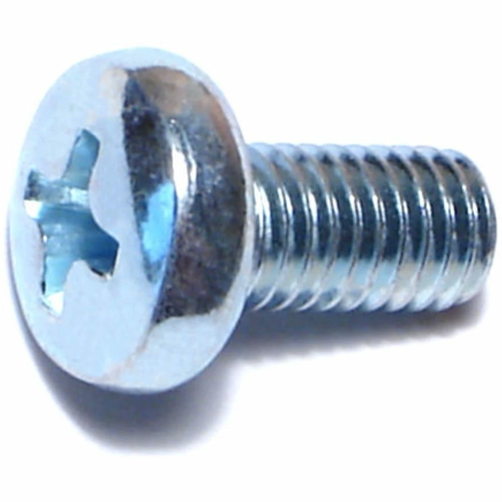 Midwest Fastener 5mm-0.8 x 10mm Zinc Plated Class 4.8 Coarse Thread Phillips Pan Head Machine Screws - 82061 - Bolts - Image 2