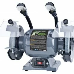 Genesis 6" Bench Grinder with Lights GBG600L - Bench Grinders
