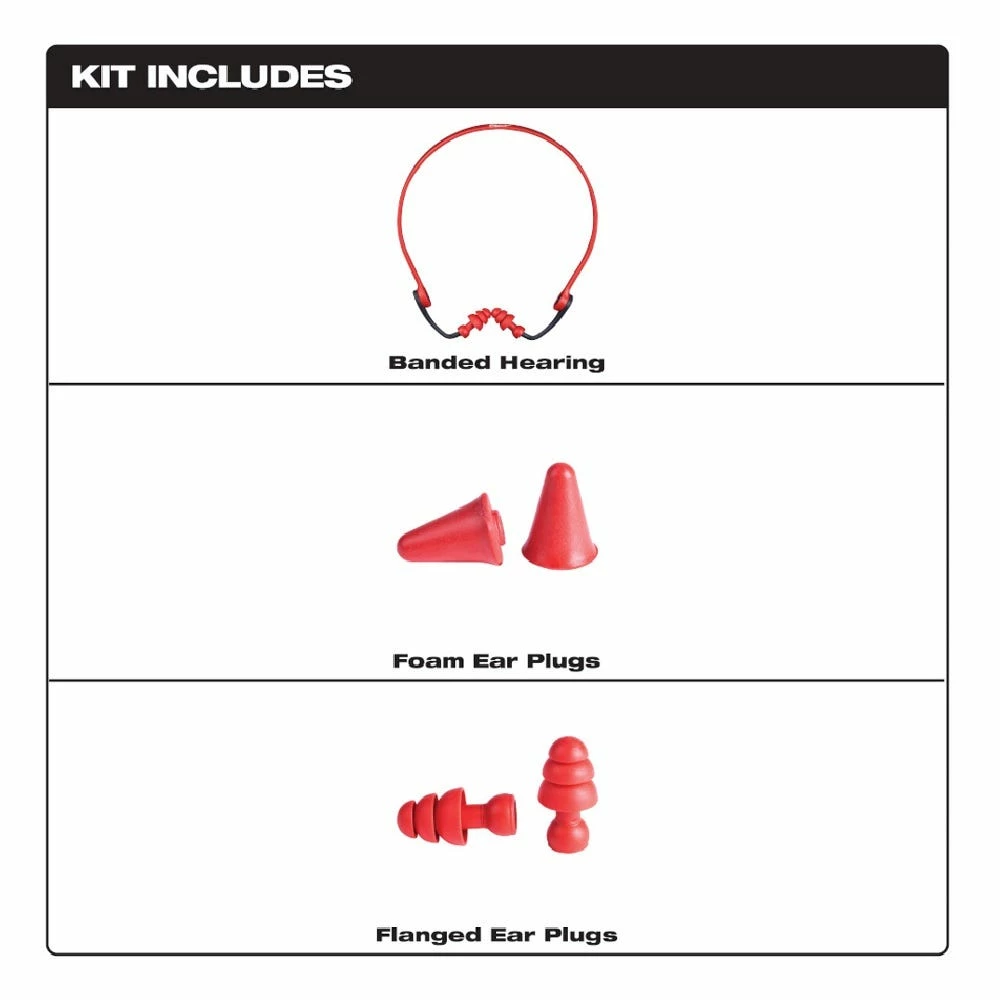 Milwaukee Banded Ear Plugs - 48-73-3201 - Ear Protection - Image 7
