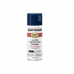 Rust-Oleum Stops Rust Spray Paint Stops Rust GlossNavy Spray 7723830
