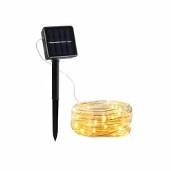 Real Work Lighting™ LED Solar Rope Light - 66485