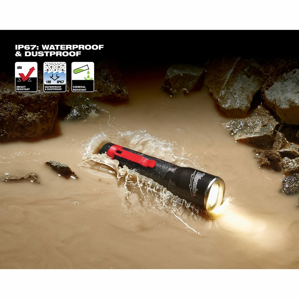 Milwaukee 325-Lumen LED Aluminum Focusing Flashlight - 2107 - Flashlights - Image 4
