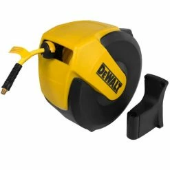 DeWalt Enclosed Hose Reel with Hose, 3/8" x 50' Hybrid - DXCM024-0345 - Air Compressor Accessories