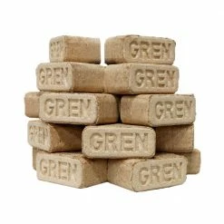 Various Brands Wood Fuel Blocks, 20 Pack - GREN-20 - Fireplace Accessories