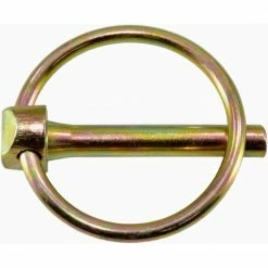 Midwest Fastener 1/4" x 1-1/2" Yellow Zinc Plated Linch Pins - 84512 - Bolts