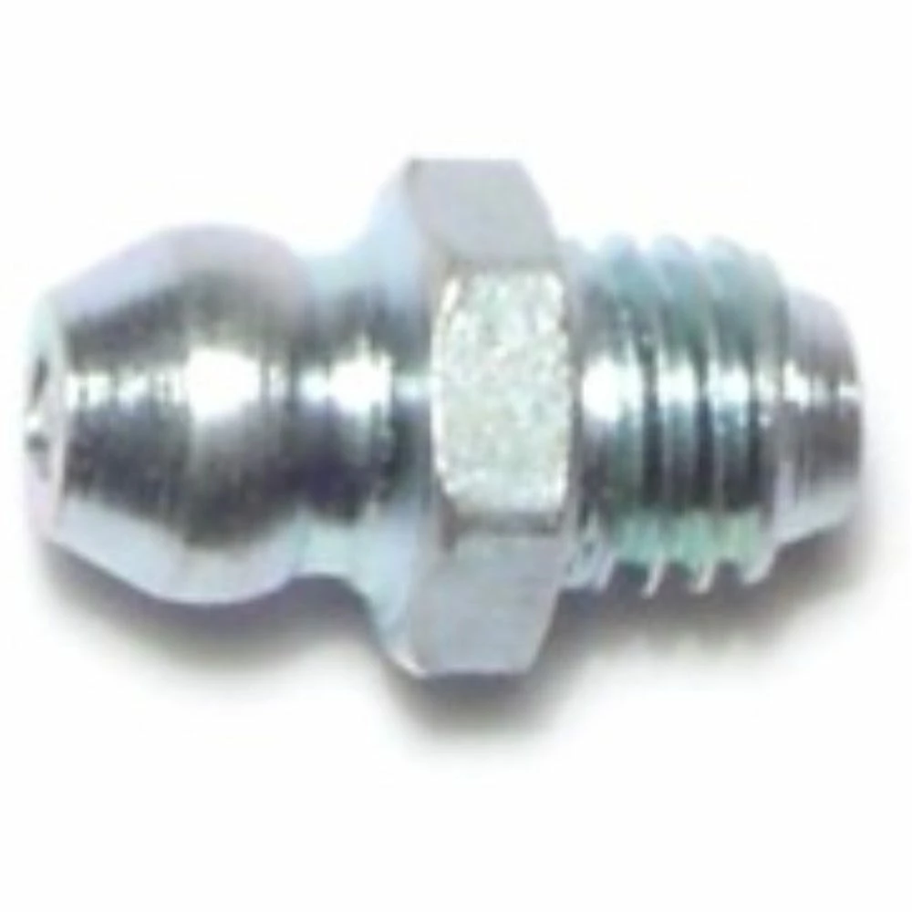 Midwest Fastener 1/4"-28 Zinc Plated Fine Thread Short Straight Grease Fittings - 82121 - Bolts