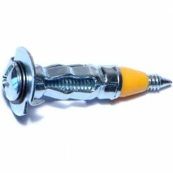 Midwest Fastener 1/8"-32 Zinc Plated Coarse Thread Pan Head Extra Short Hollow Wall Drive Anchors - 21890 - Bolts