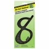 Hy-Ko 3In Black Aluminum Numbers 8 - DC-3/8 - Hardware
