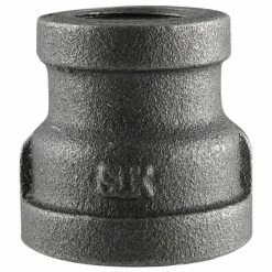 LDR Black Reducing Coupling 1" x 3/4" 310 RC-134 - Malleable Fittings