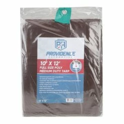 Providence Medium Duty 10 x 12 Tarp, Brown/Green - 89-197-0204 - Tarps