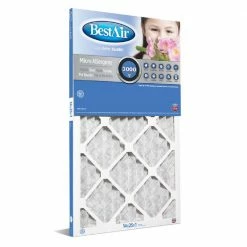 Bestair 14 x 25 x 1 Merv 13 Pleated Furnace Filter - B1-1425-13-6 - Furnace Filters & Maintenance