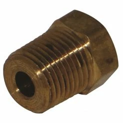 JMF Company 1/4 Mip Cored Hex Head Plug Barstock Lead Free - 4505046 - Hardware