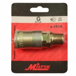 Milton 1/2 inch MNPT G-Style Coupler S-1816 - Couplings