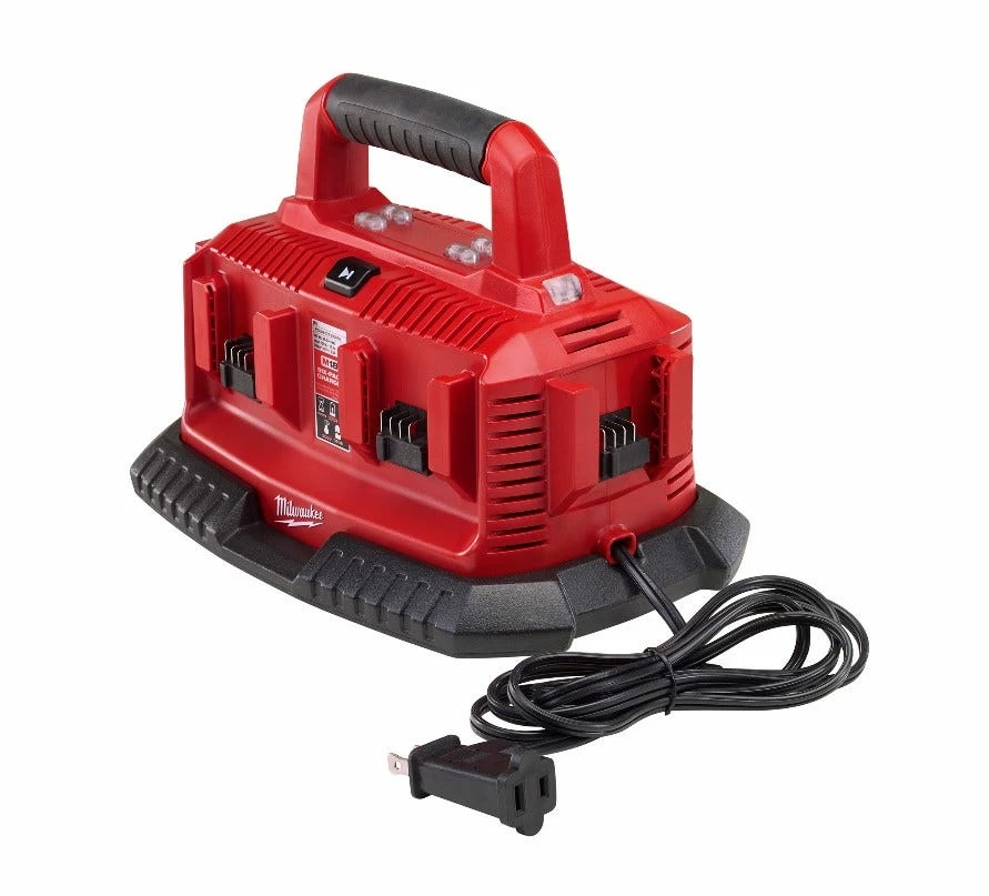 Milwaukee M18 18-Volt Lithium-Ion 6-Port Sequential Battery Charger - 48-59-1806 - Batteries & Chargers - Image 2