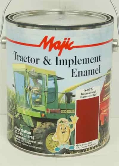 Majic Town and Country Tractor Truck and Implement Oil Base Enamel I H Red Gallon - 8-0972-1 - Spray Paint - Image 3