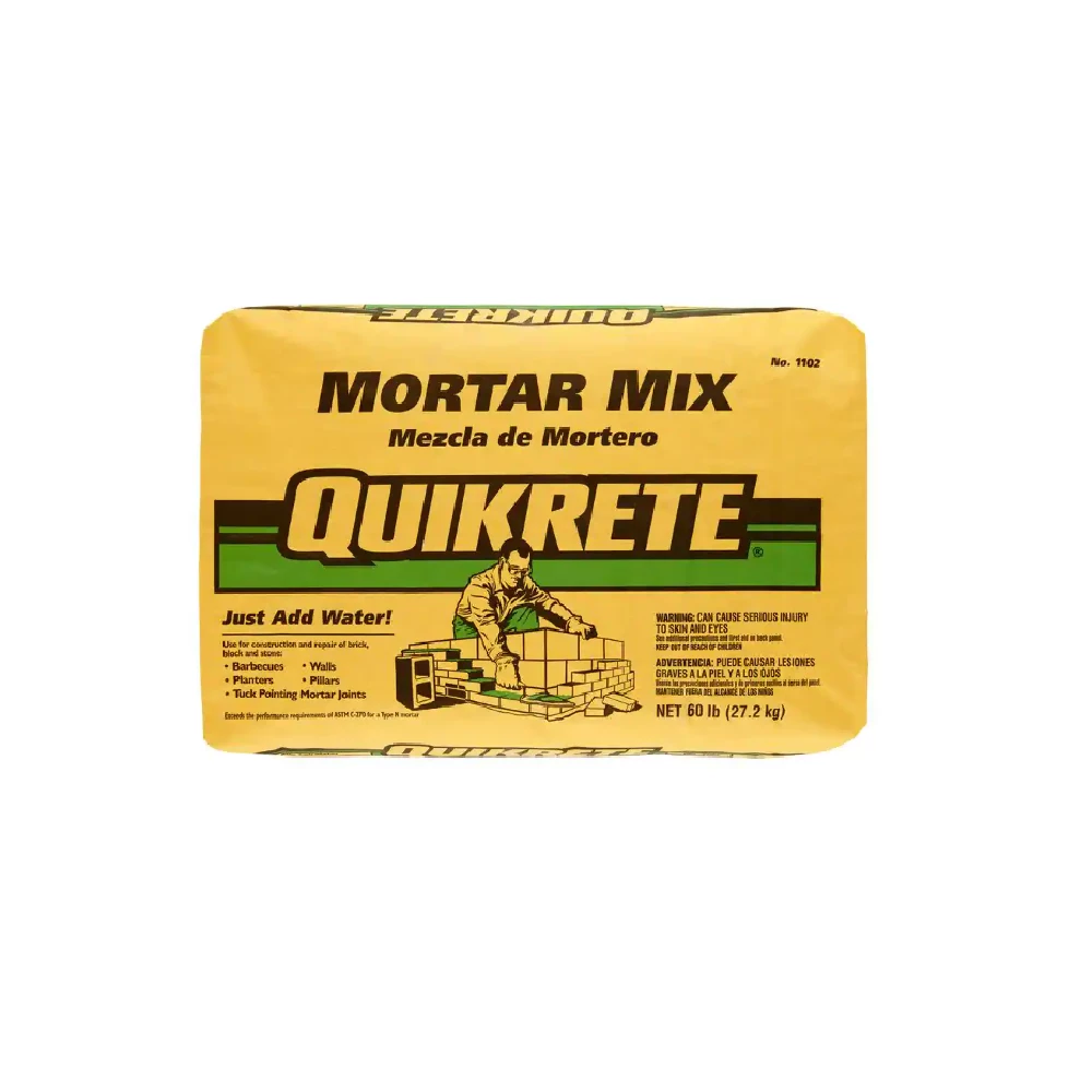 Quikrete Mortar Mix, 60lb - 1102-60 - Cements Mortars