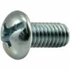 Midwest Fastener 3/8"-16 x 3/4" Zinc Plated Coarse Thread Combo Round Head Machine Screws - 80290 - Bolts