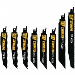 DeWalt 8 Piece 2X Recipercating Saw Blade Set DWA4101 - Replacement Parts & Accessories