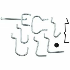 National Hardware V2394 Lock Peg Hook Assortment in Zinc Plated - N112-060 - Hooks