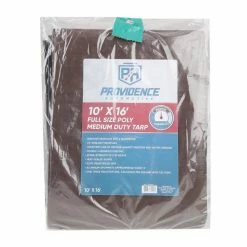 Providence Medium Duty 10 x 16 Tarp, Brown/Green - 89-199-0204 - Tarps
