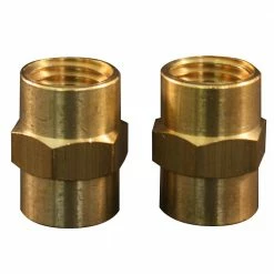 Milton 2 Pack 1/4 inch FNPT Hex Coupling Hose Fitting S-643 - Couplings