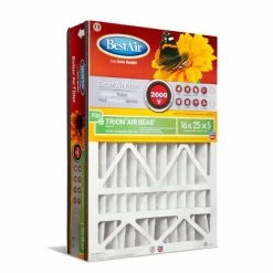 Bestair 16 x 25 x 5 Merv 11 Trion Air Bear Furnace Filter - AB1625-11R - Furnace Filters & Maintenance
