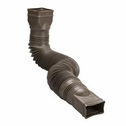 Amerimax Flex-A-Spout Brown Vinyl Downspout Extension - 85019 - Miscellaneous Hardware