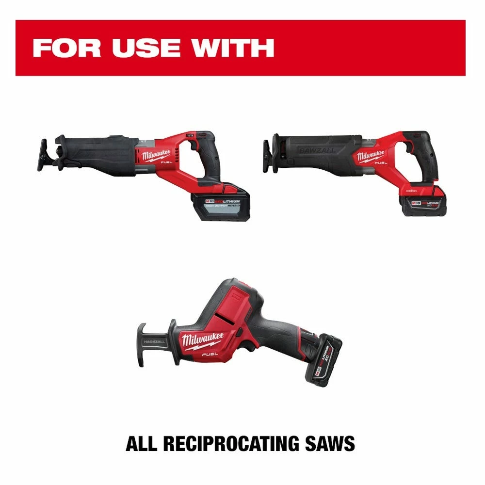 Milwaukee The Wrecker™ 6 TPI SAWZALL® Blades with Carbide Teeth, 1 Pack - 48-00-5242 - Blades & Knives - Image 7